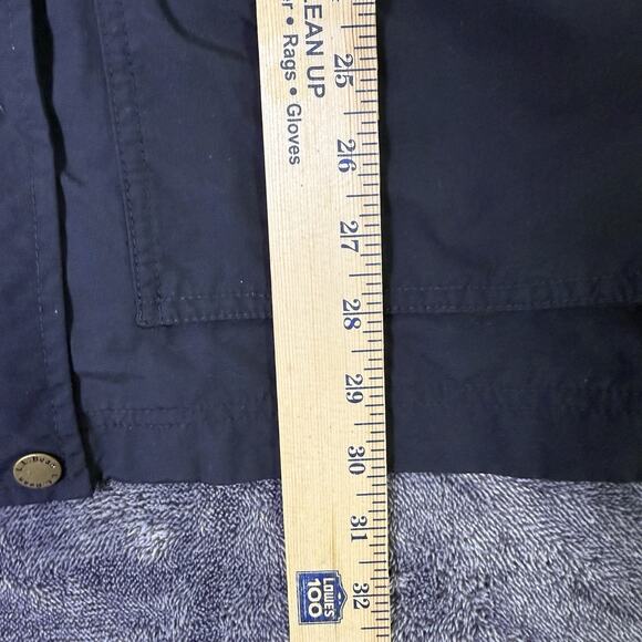 LL Bean Womens Nylon Hooded Full Zip Jacket 3X Plus Black Rain Resistant - Picture 11 of 13